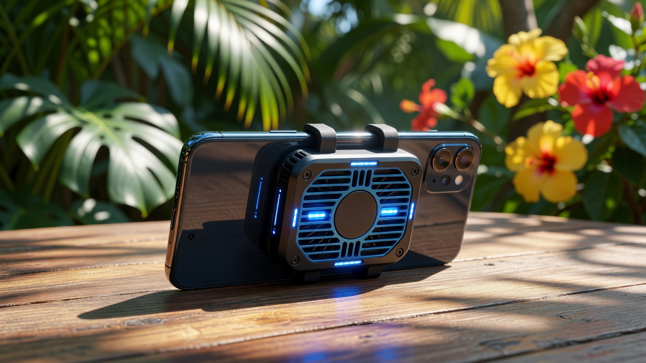 Phone Cooling Fan Accessory
